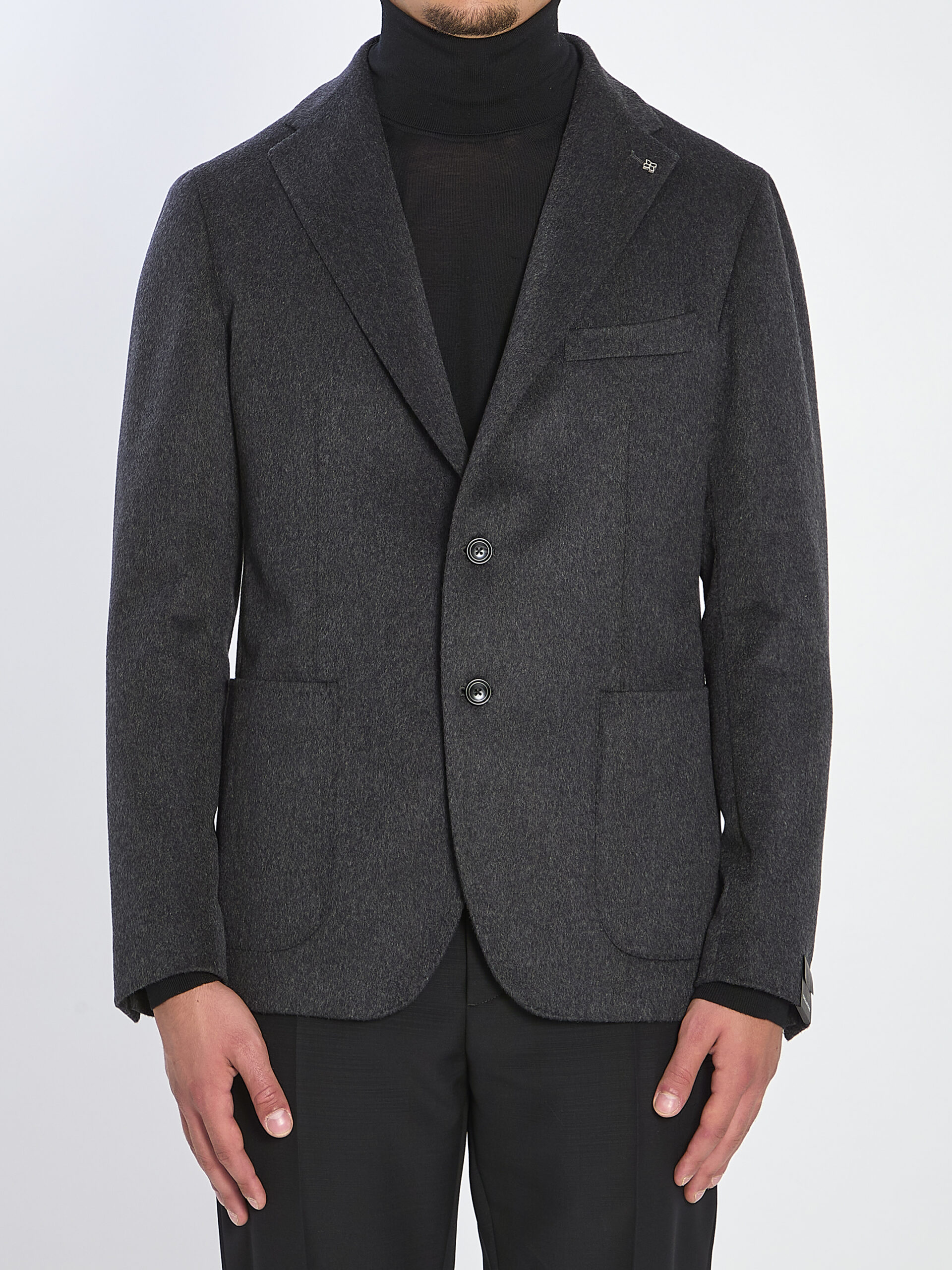Tagliatore Single-breasted cashmere jacket
