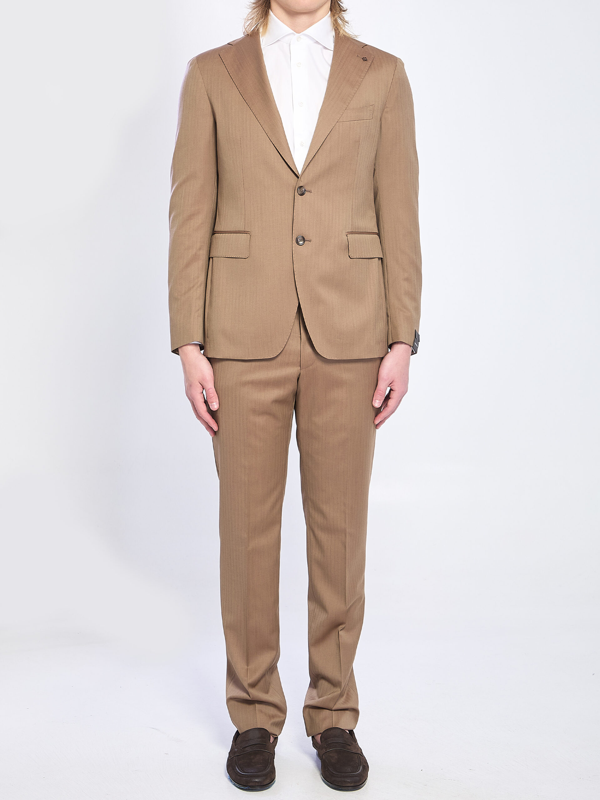 Tagliatore Single-breasted suit in super 130s virgin wool