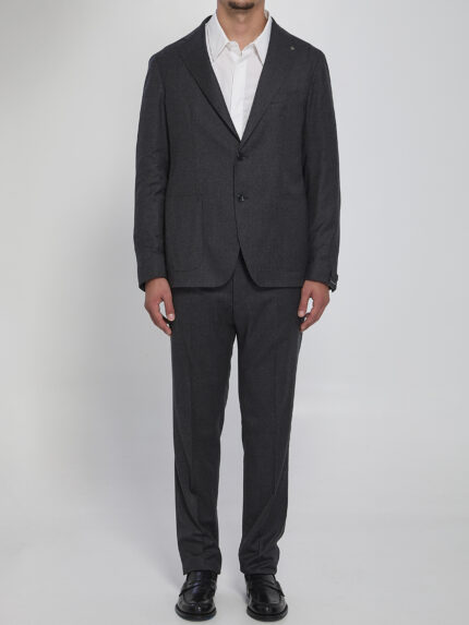Tagliatore Single-breasted suit in wool and silk