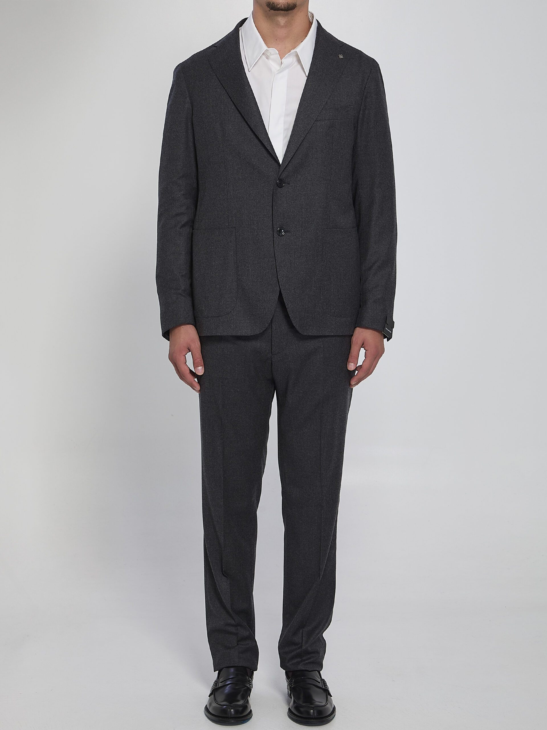 Tagliatore Single-breasted suit in wool and silk