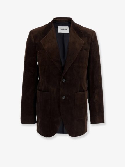 TONYWACK Tailored Single-Breasted Corduroy Blazer