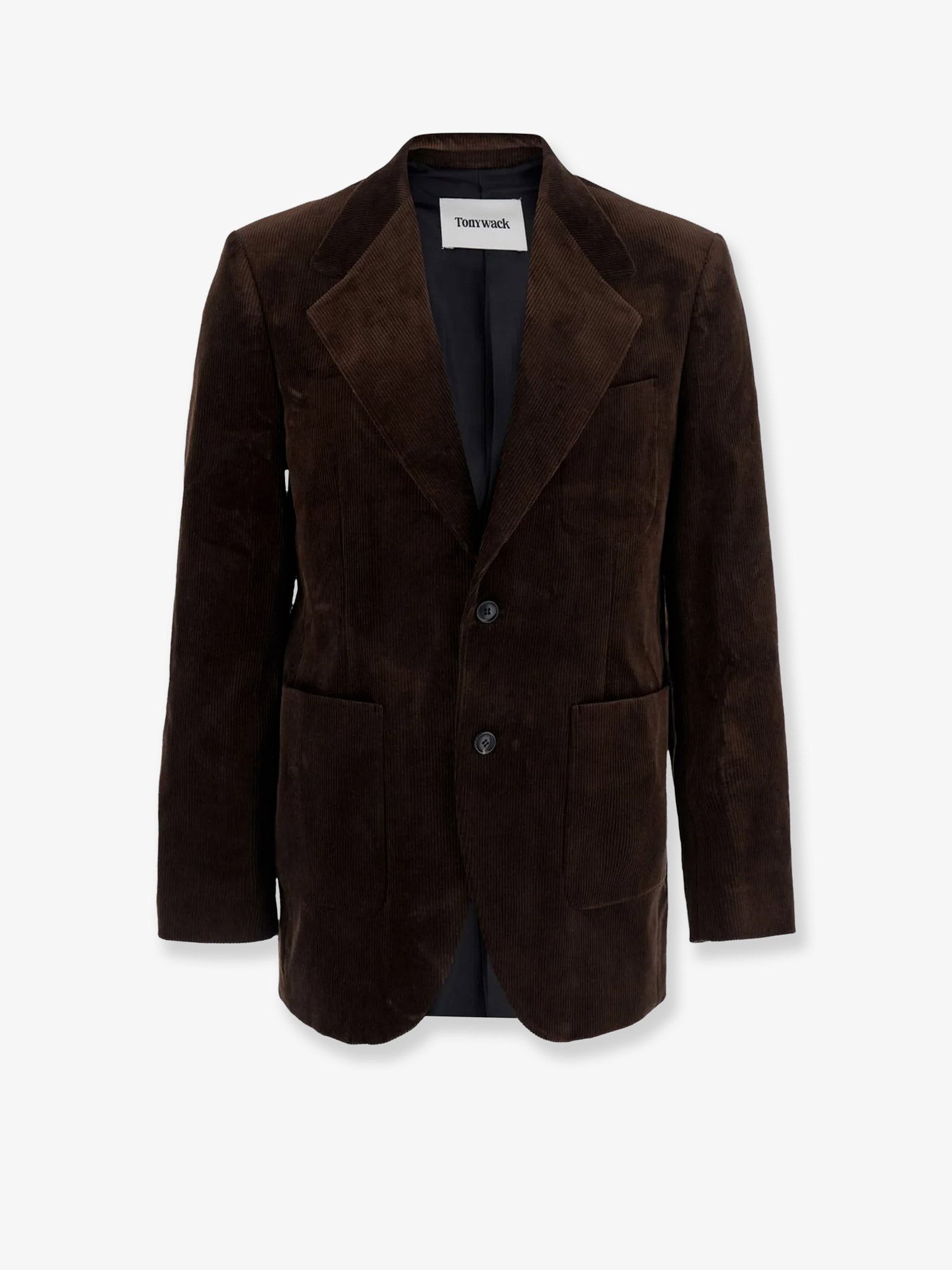TONYWACK Tailored Single-Breasted Corduroy Blazer