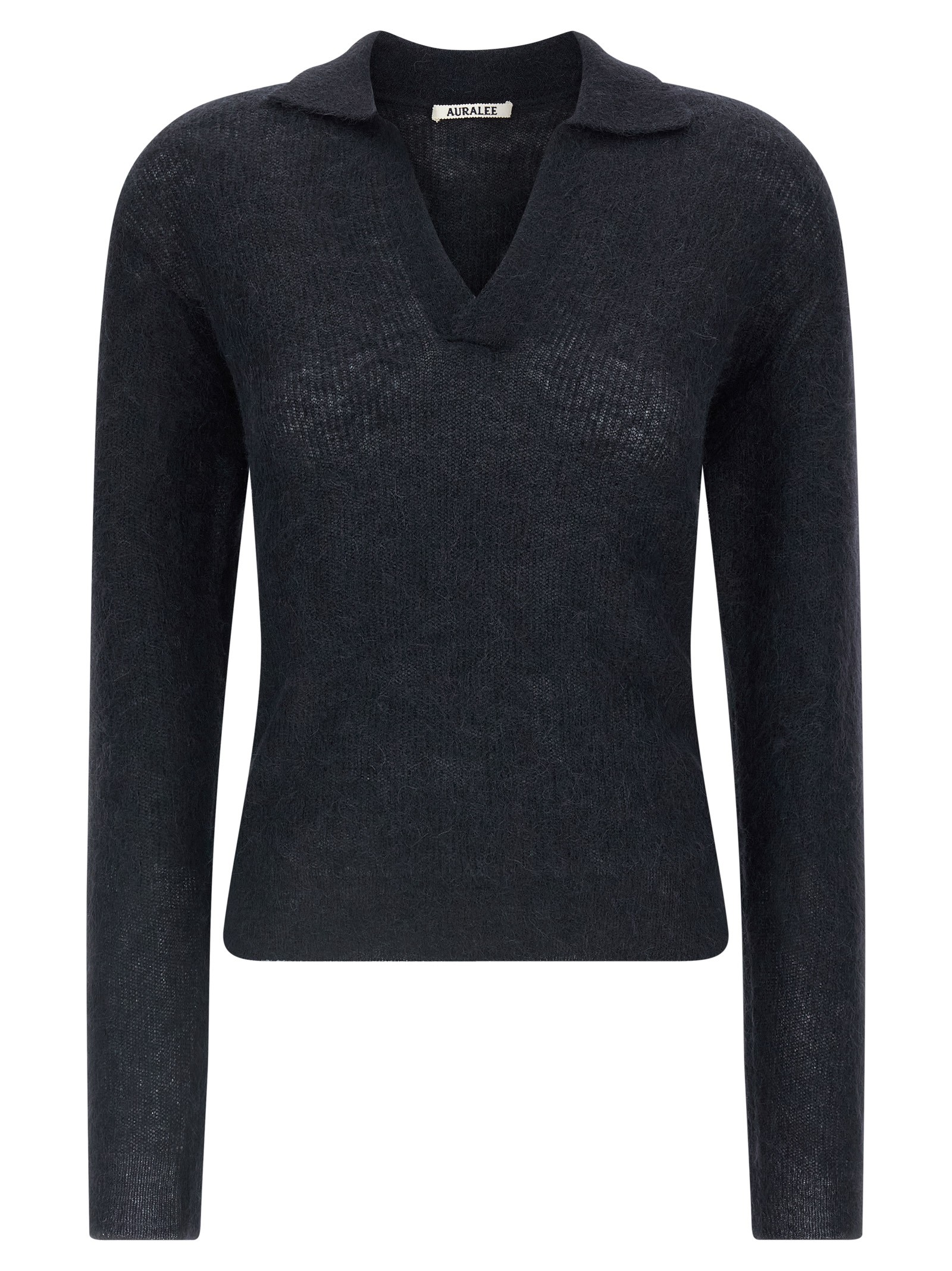 AURALEE Tam Yarn Polo Shirt