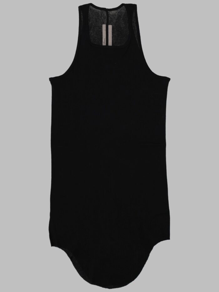 rick owens tank top "basic rib" RICK OWENS TANK TOP "BASIC RIB"