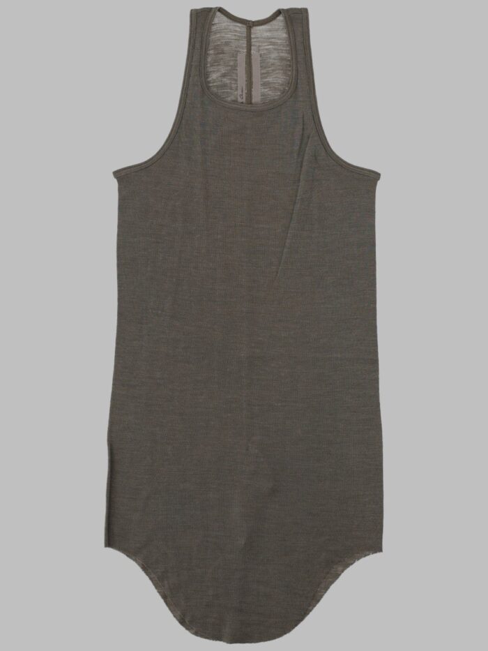 rick owens tank top "basic rib" RICK OWENS TANK TOP "BASIC RIB"