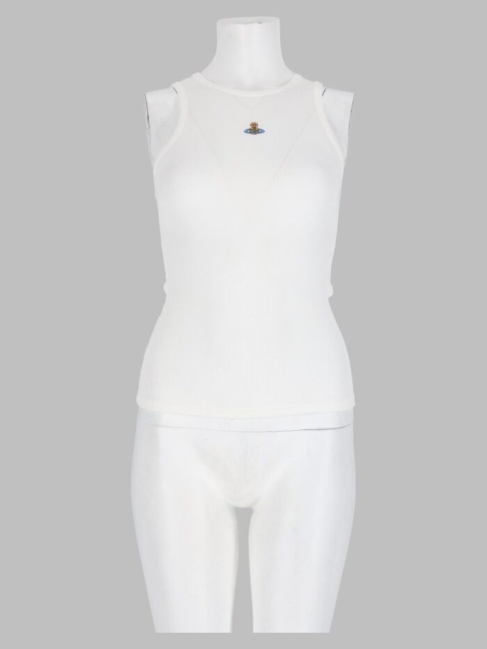 vivienne westwood tank top con logo Vivienne Westwood Tank Top Con Logo