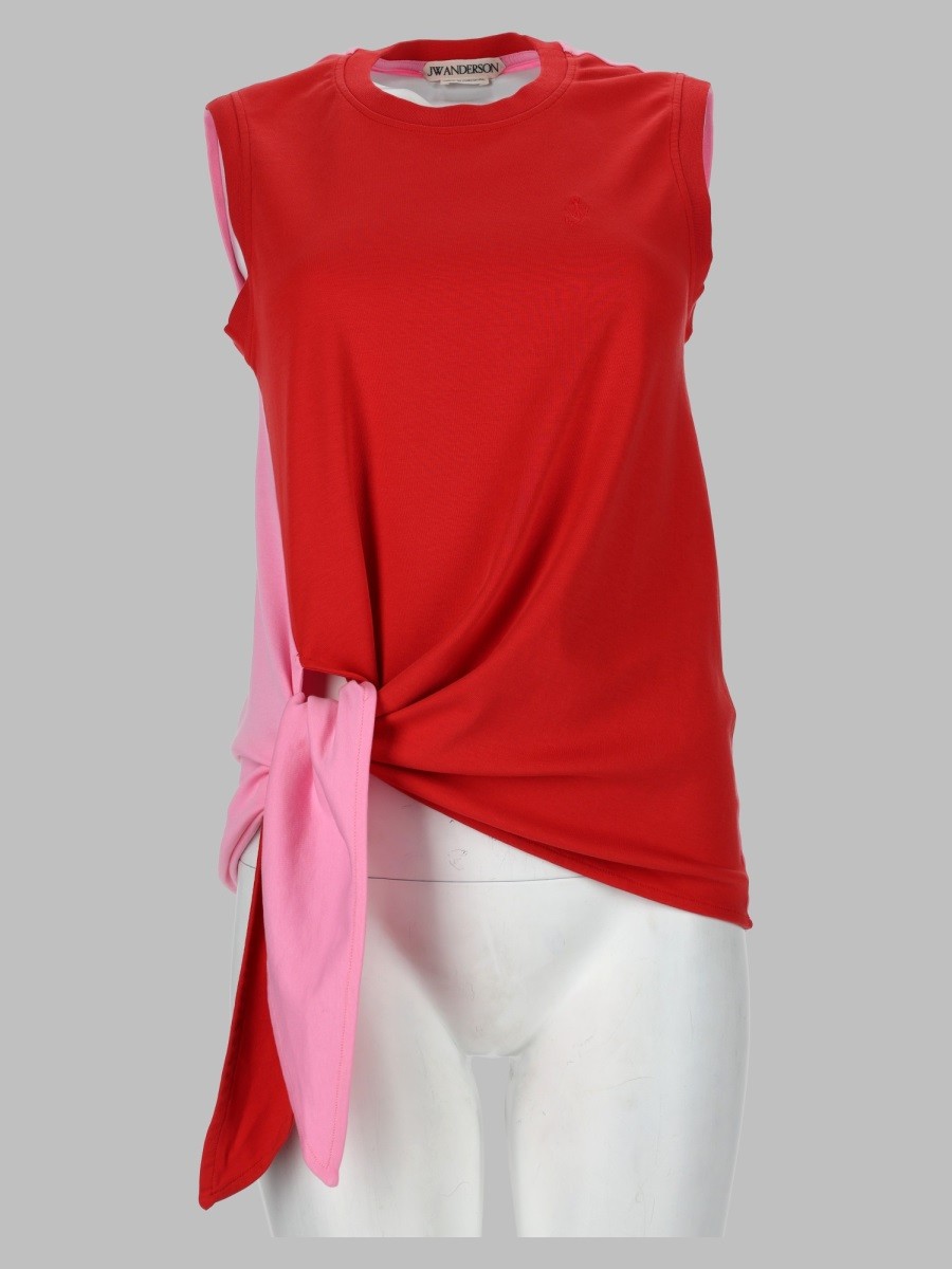 Jw Anderson Tank Top Con Nodo