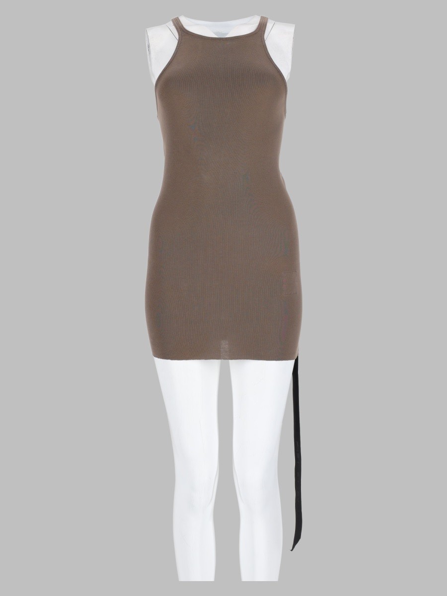 RICK OWENS DRKSHDW Tank Top "Racer" In Cotone