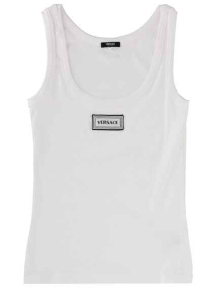 Versace Tank Top With Logo