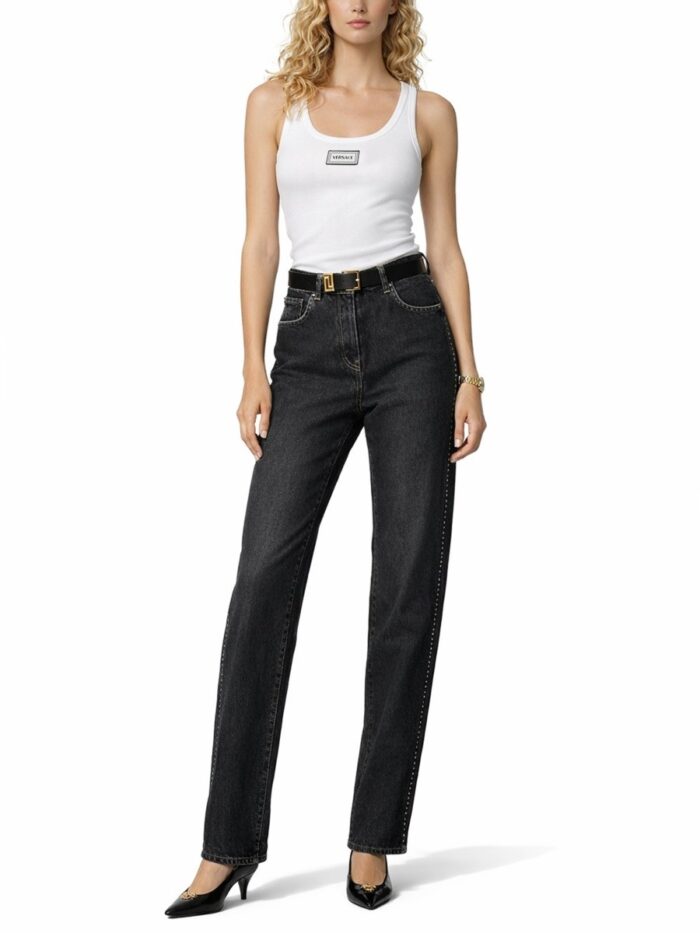 Versace Tank Top With Logo