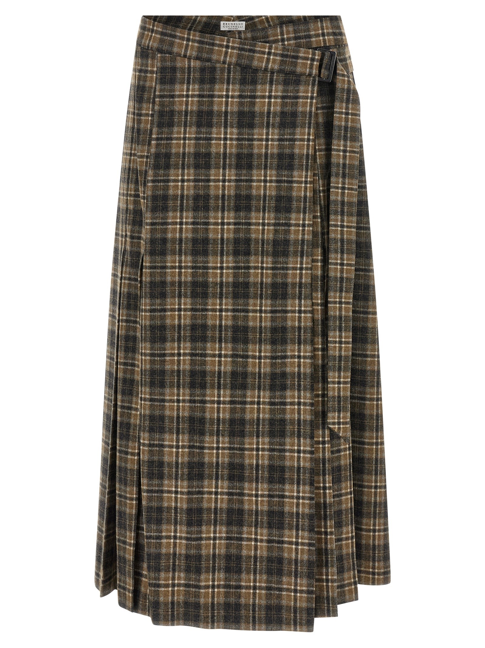 Brunello Cucinelli Tartan Skirt