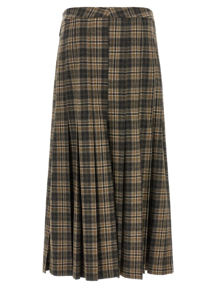 Brunello Cucinelli Tartan Skirt