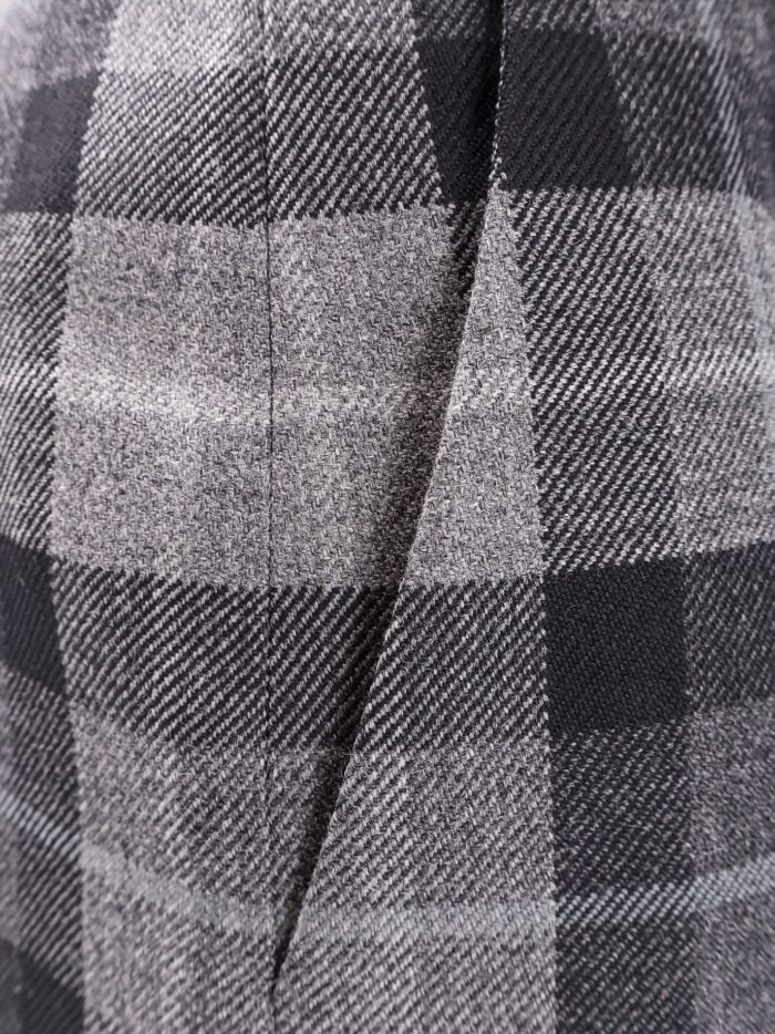tartan wool shorts with check'n'dior motif Tartan Wool Shorts With  Check'n'dior Motif