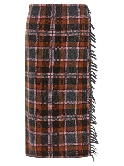 GUEST IN RESIDENCE 'Tartan Wrap' Skirt