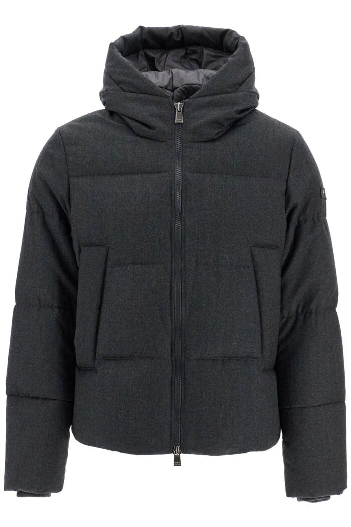 TATRAS Short Woolen Jacket With Hood And Down