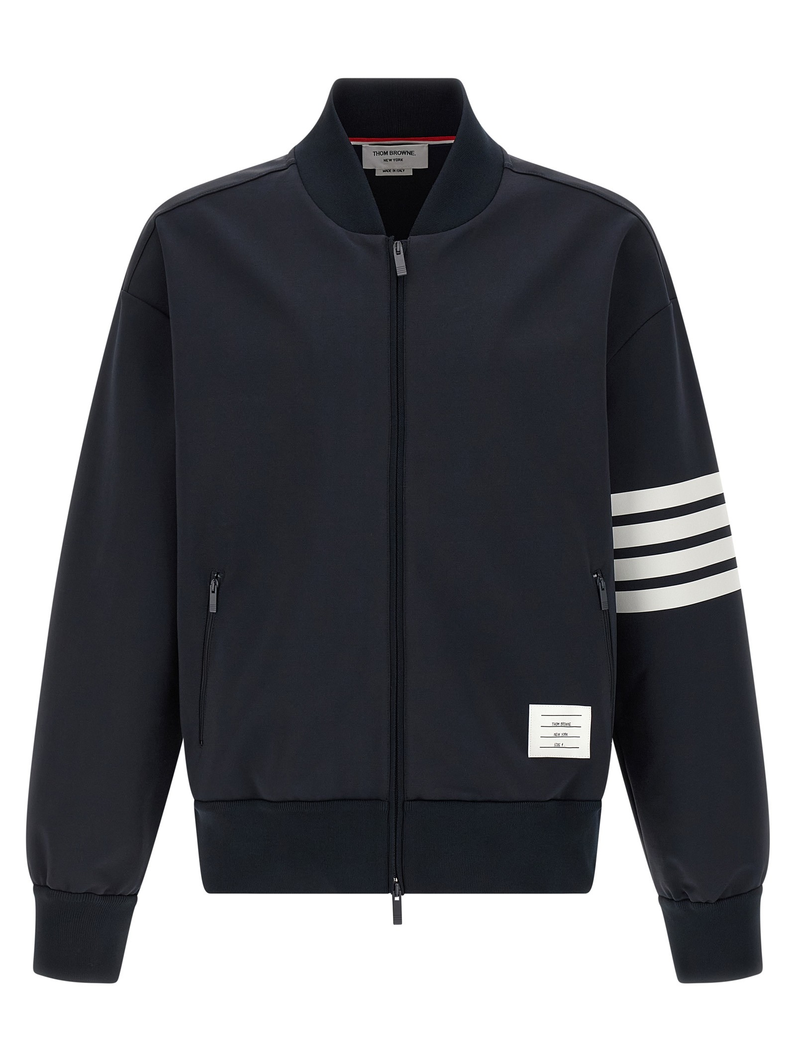 THOM BROWNE Tech Viscose Bomber Jacket