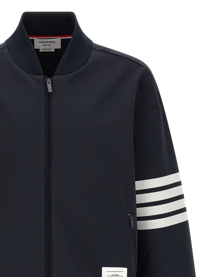 THOM BROWNE Tech Viscose Bomber Jacket