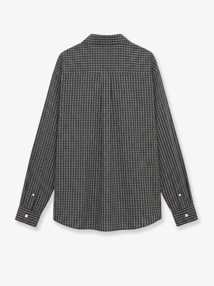 LOEWE Technical Cotton Shirt With All-over Check Pattern