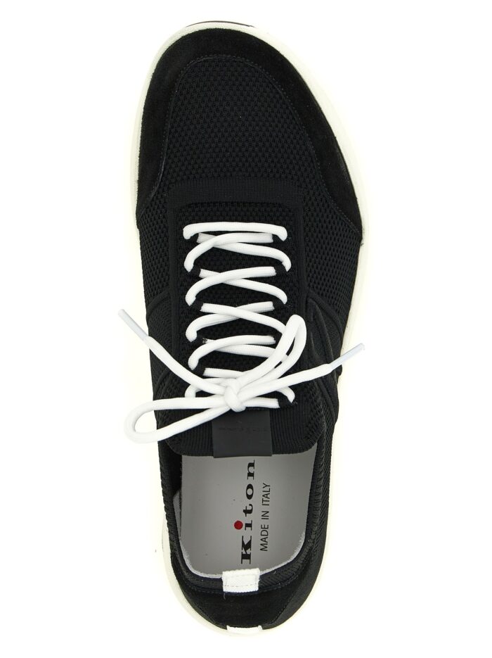 KITON Technical Cotton Sneakers