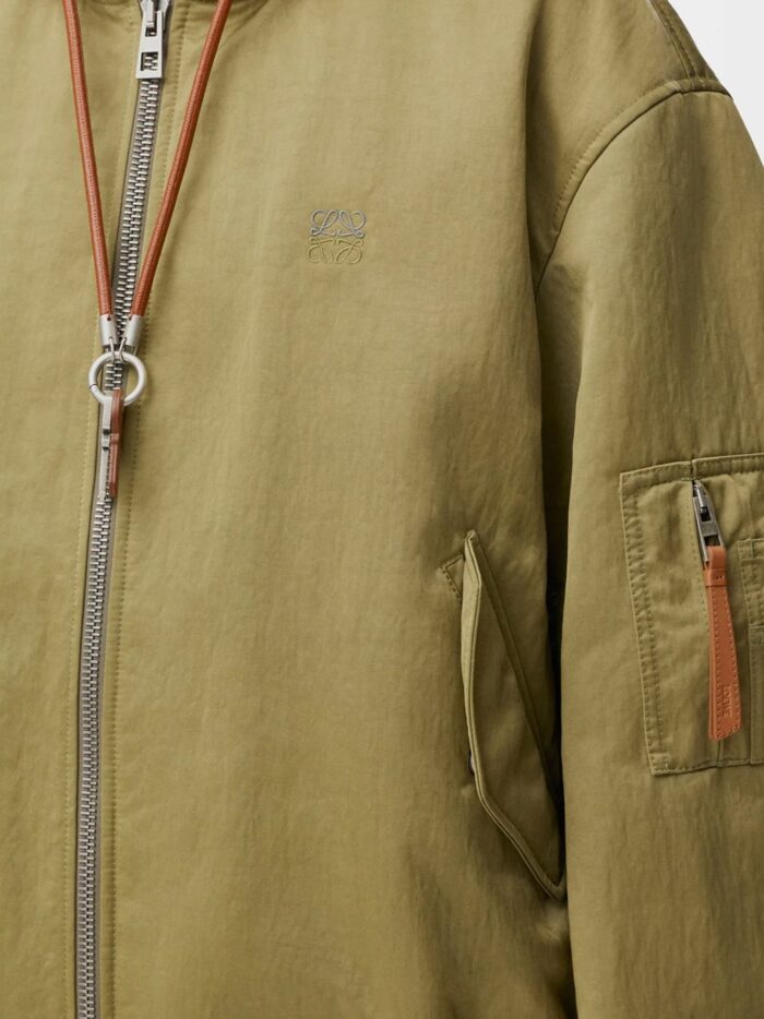 LOEWE Technical Fabric Bomber With Hood