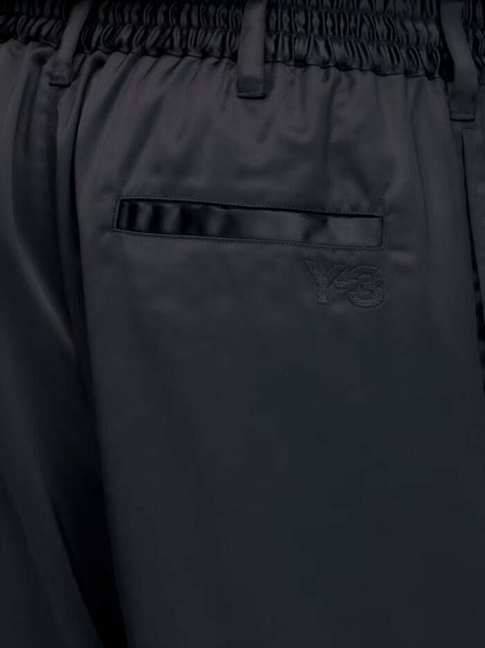 ADIDAS Y-3 Technical Fabric Trousers With Iconic Side Stripes