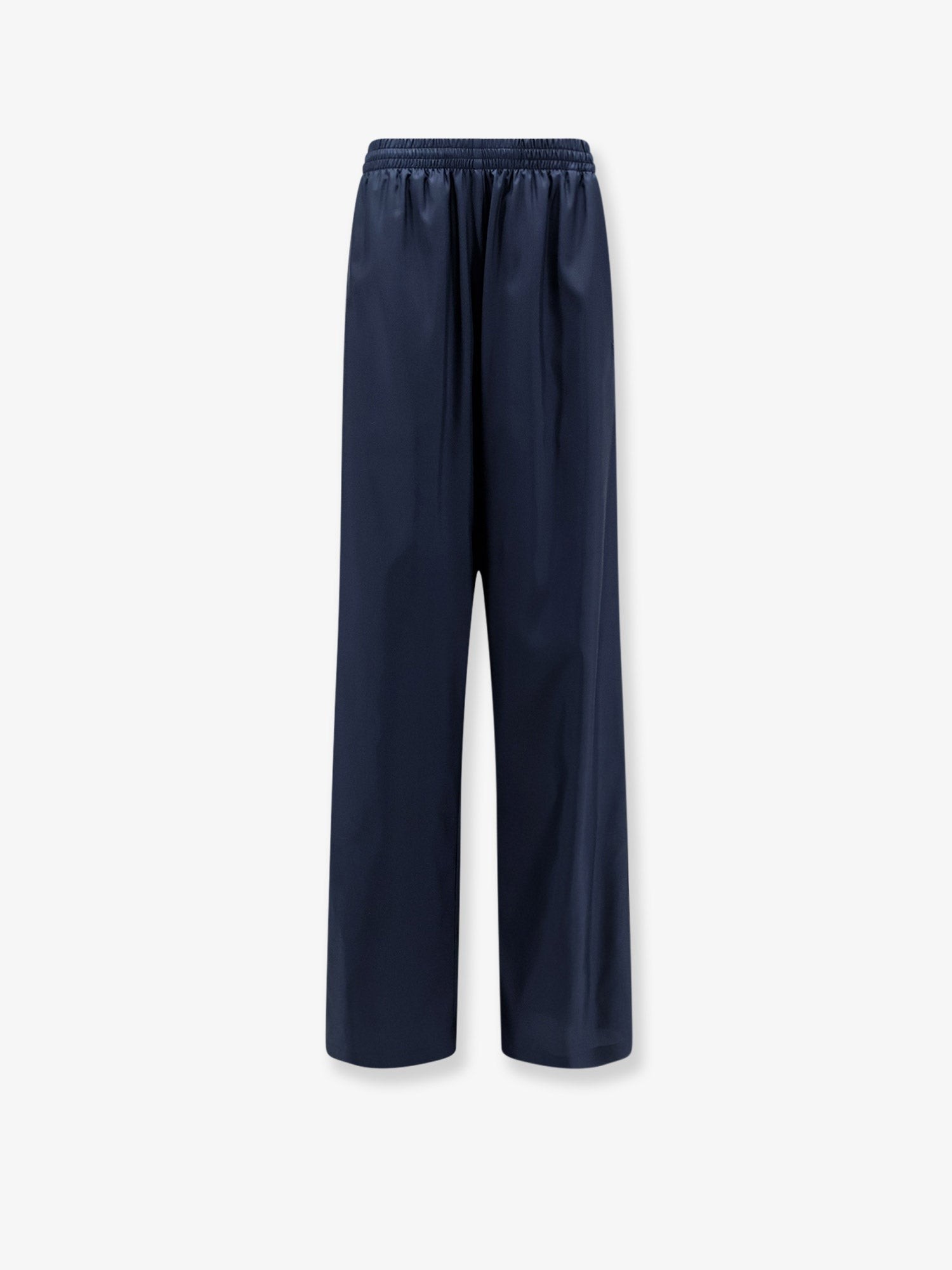 Gucci Technical Silk Poplin Trousers With Web Ribbon