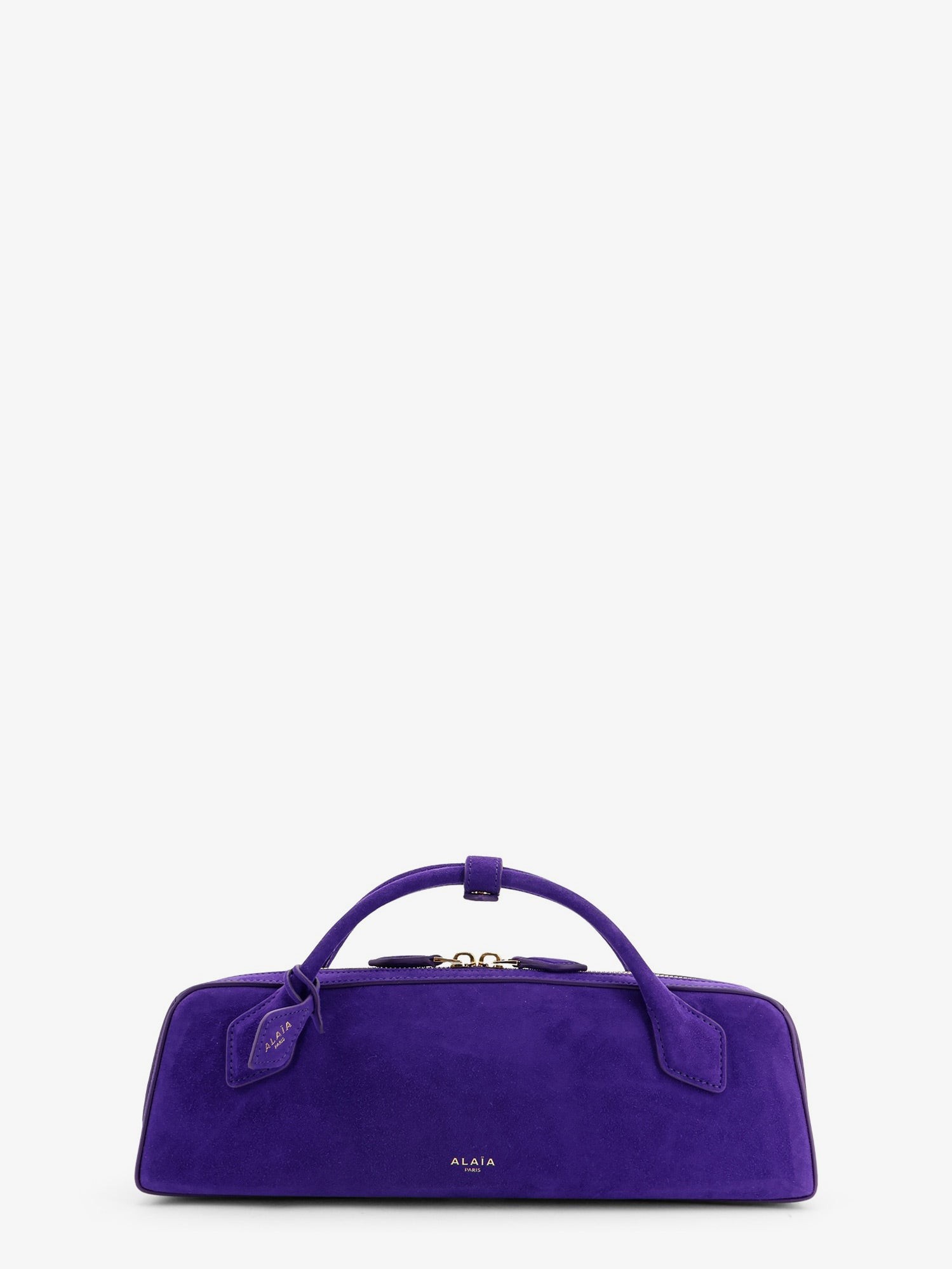 ALAIA Teckel Clutch Suede Handbag