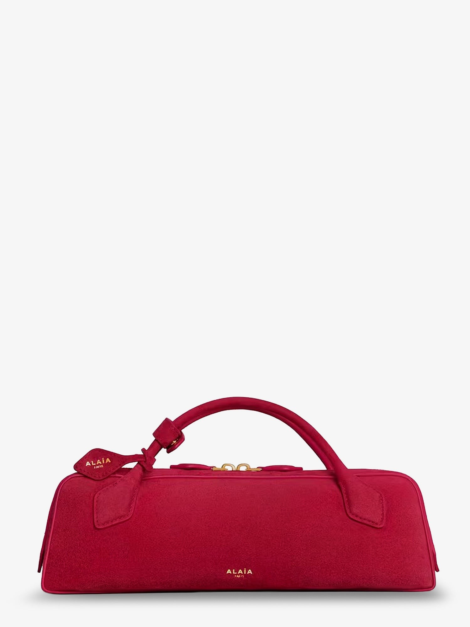 ALAIA Teckel Clutch Suede Handbag