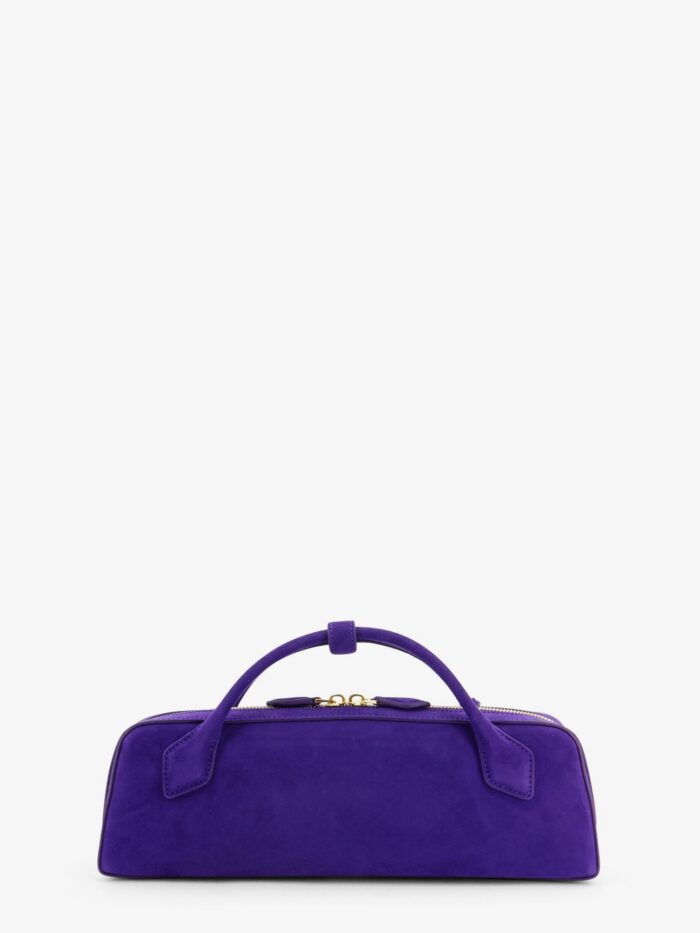 ALAIA Teckel Clutch Suede Handbag