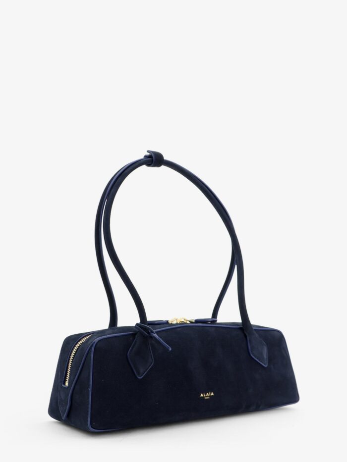 ALAIA Teckel Medium Suede Shoulder Bag