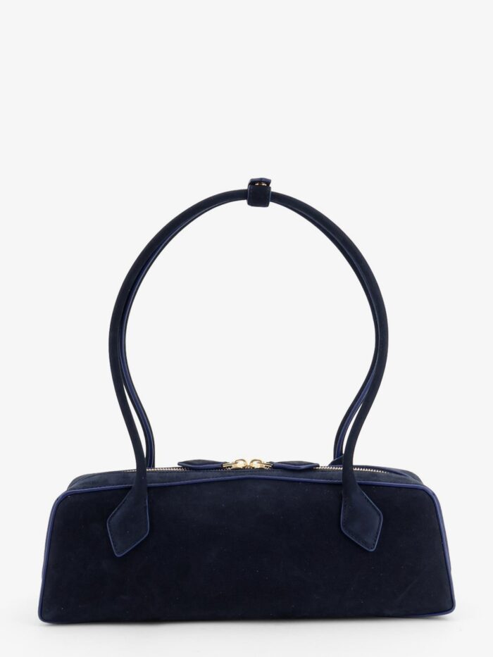 ALAIA Teckel Medium Suede Shoulder Bag
