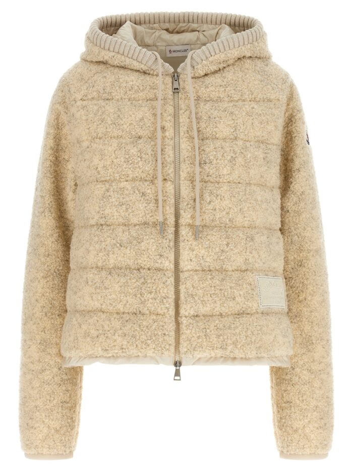 moncler jacket/cardigan with zip and hood Moncler Jacket/Cardigan With Zip And Hood