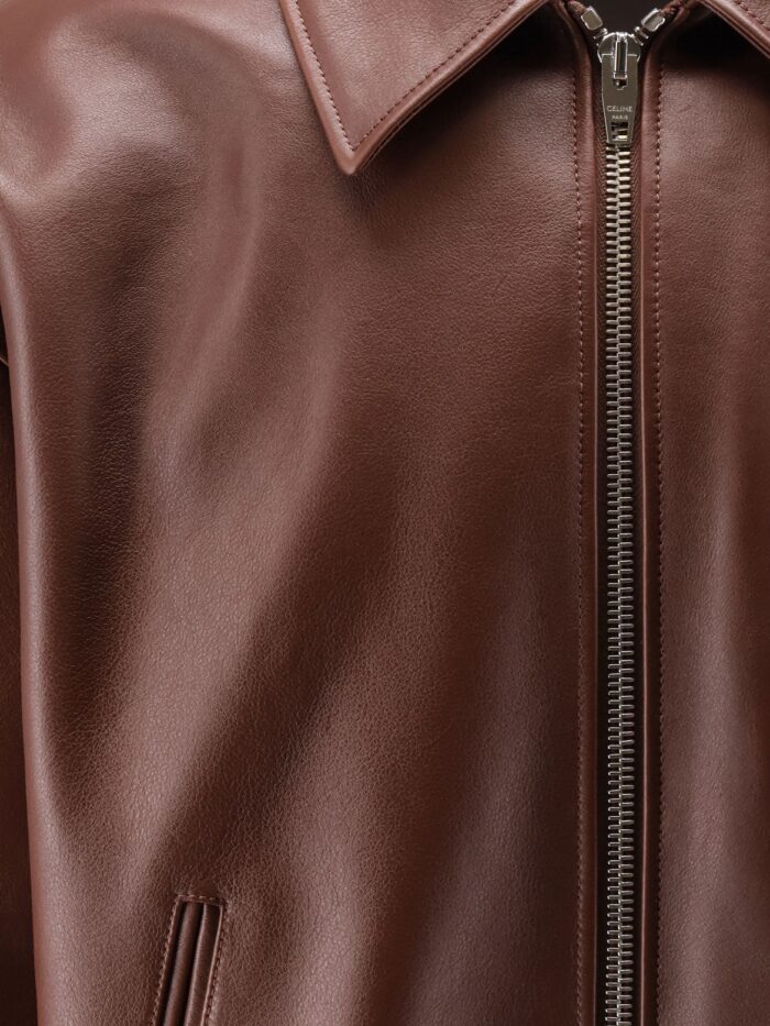 Celine Teddy Leather Jacket