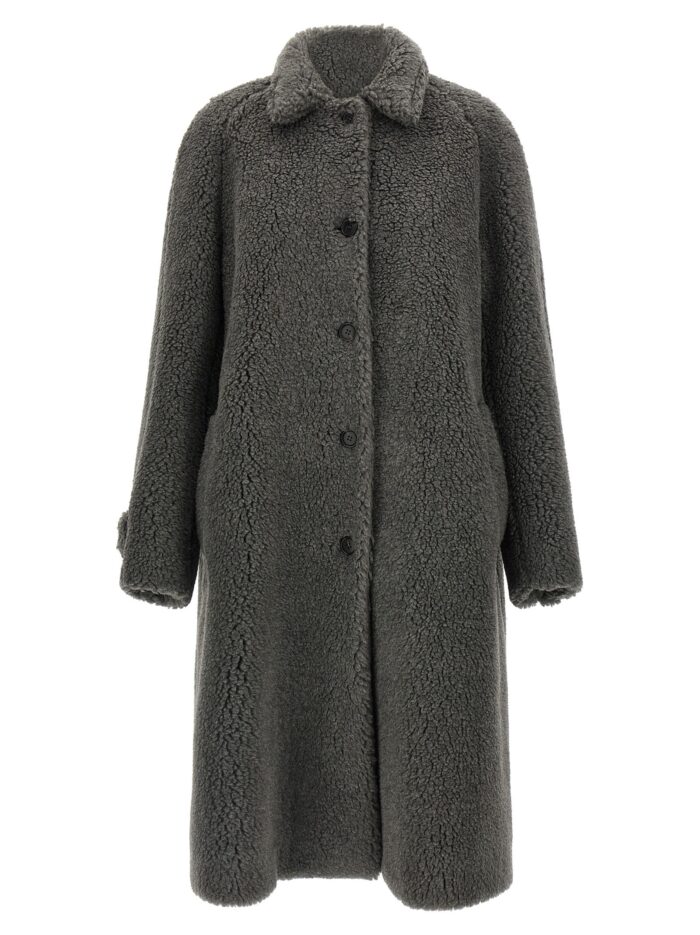 Miu Miu Teddy Nylon Hooded Coat