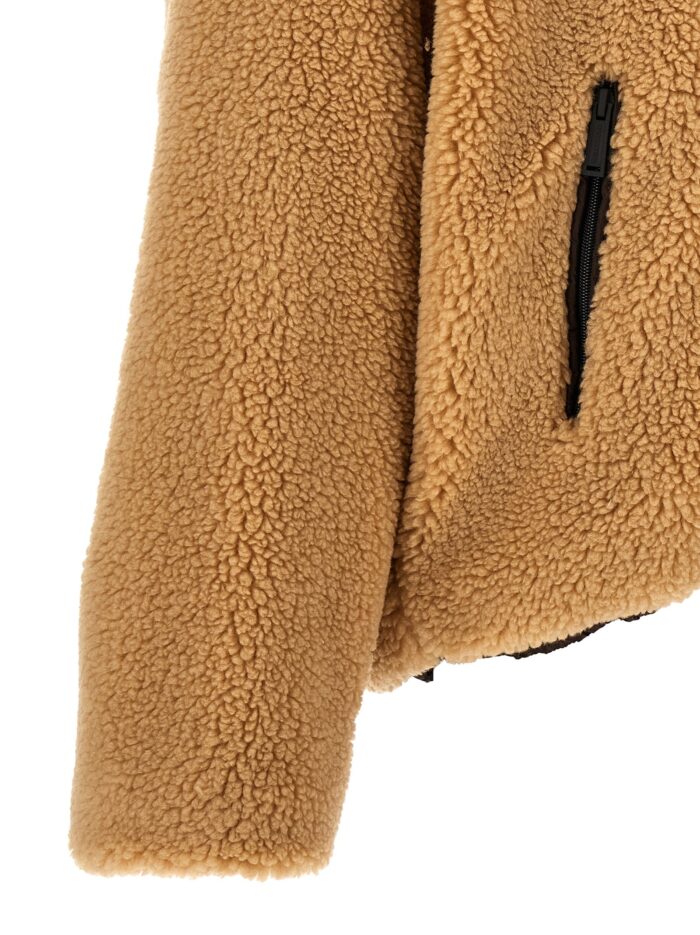 Dsquared2 Teddy Reversible Jacket With Logo Patch