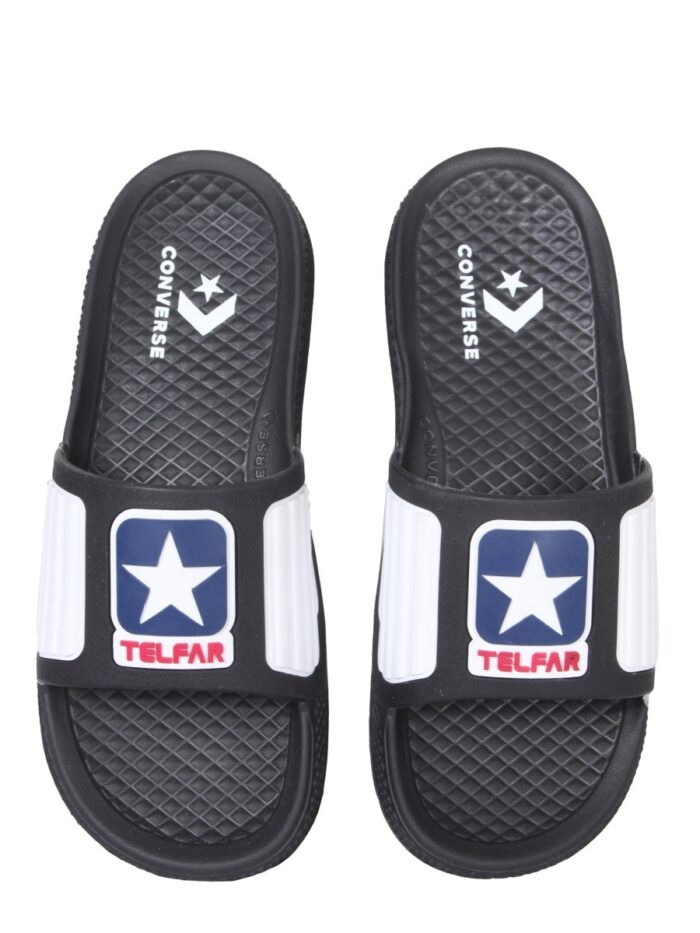 TELFAR X CONVERSE RUBBER SLIDE SANDALS