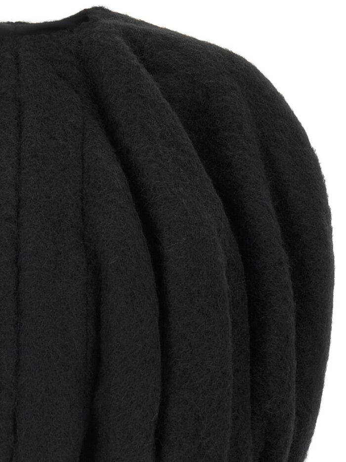 RICK OWENS 'Temple Bubble Cropped' Cape
