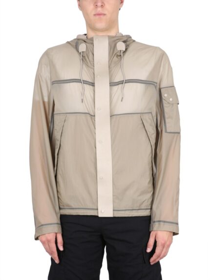 TEN C COMBO BONDED ANORAK JACKET