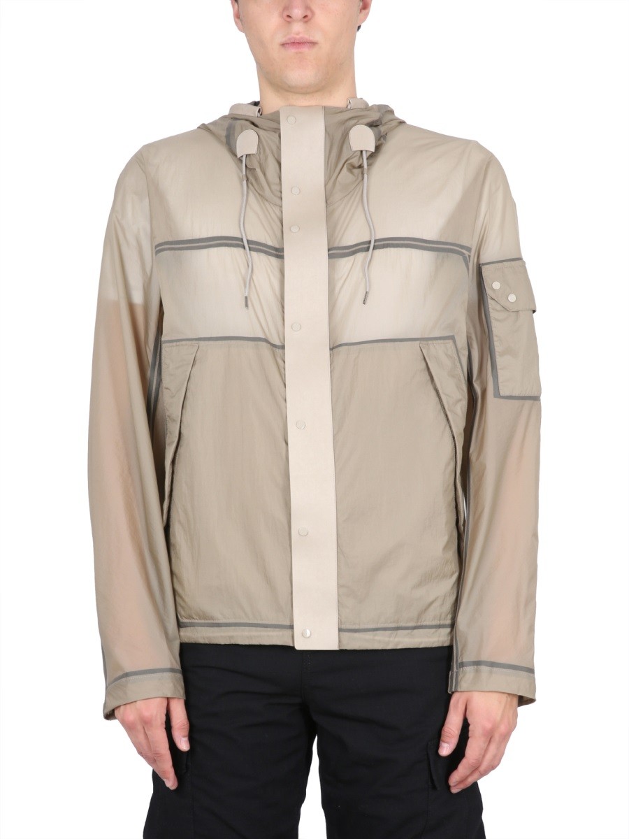 TEN C COMBO BONDED ANORAK JACKET