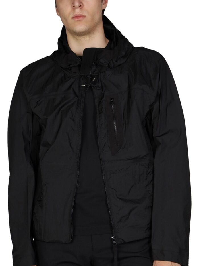 TEN C HOODED WINDBREAKER