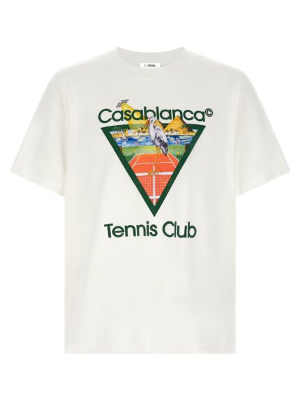 CASABLANCA 'Tennis Club' Front Print T-shirt