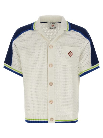 CASABLANCA 'Tennis Cotton Crochet' Shirt