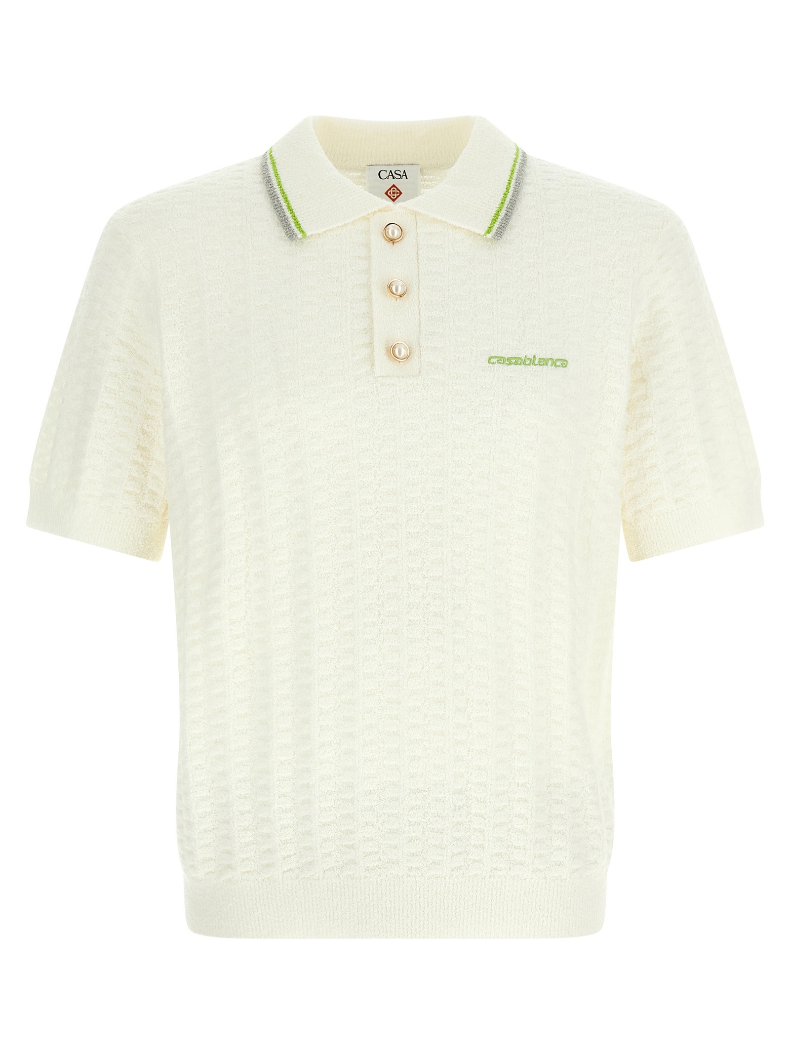 CASABLANCA 'TennisBouclé' Polo Shirt
