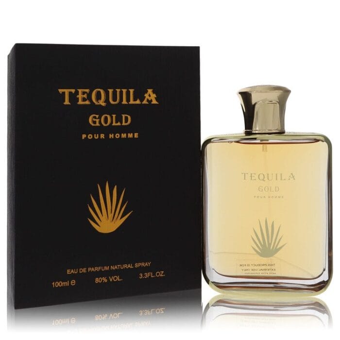 Tequila Pour Homme Gold By Tequila Perfumes - Eau De Parfum Spray 3.3 Oz - Image 1