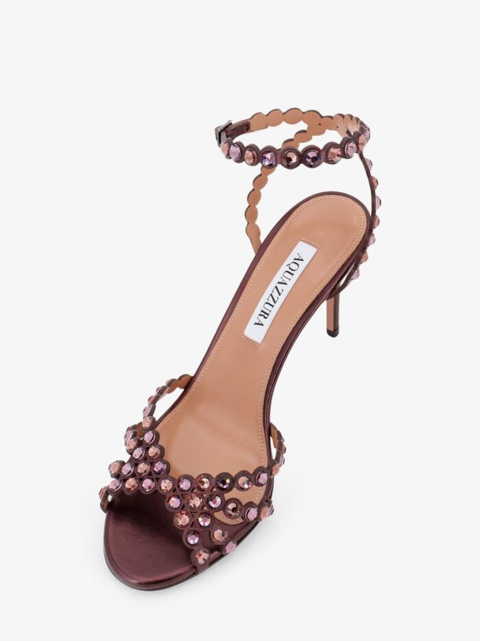 AQUAZZURA Tequila Sandals With Crystal Detail
