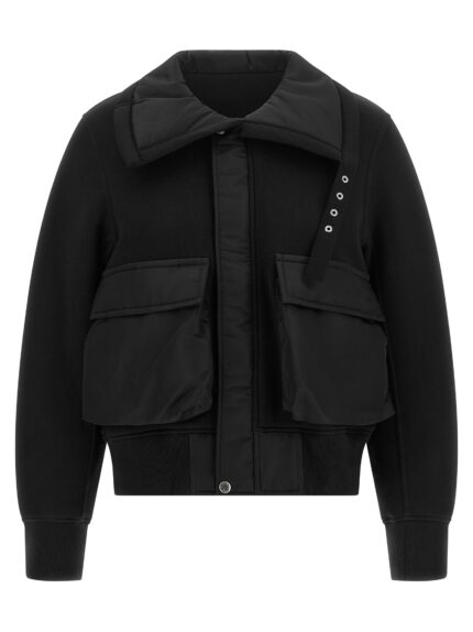 SACAI Terry Cloth-effect Fabric Jacket