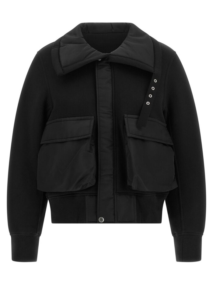 SACAI Terry Cloth-effect Fabric Jacket