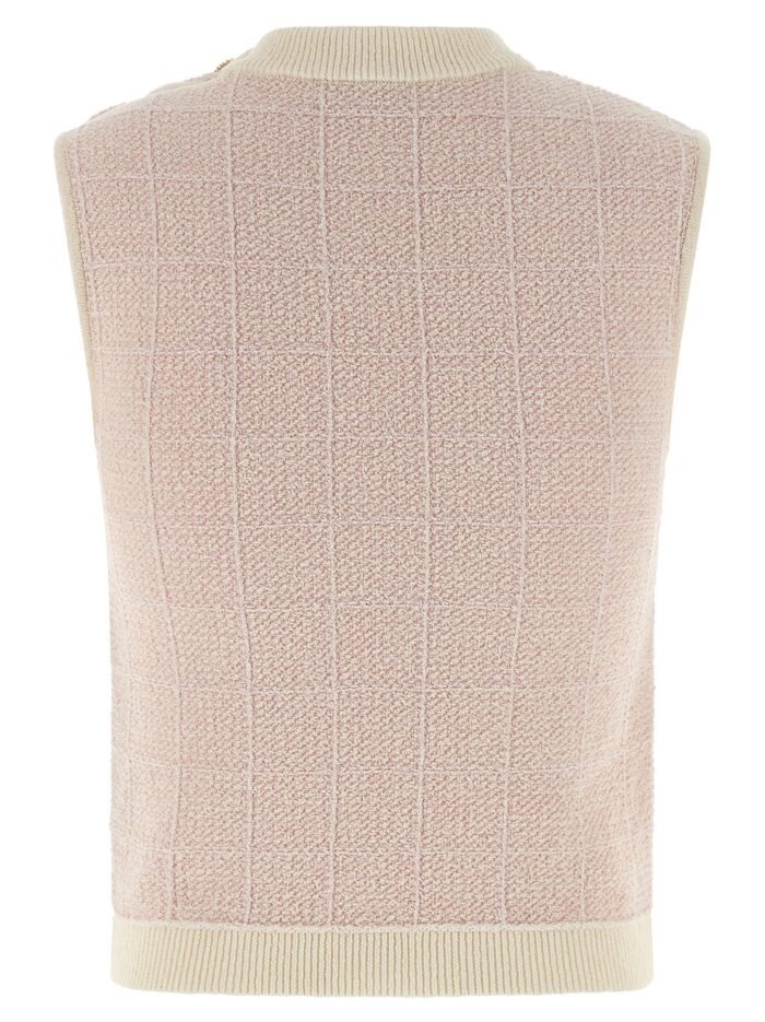 Balmain 'Testa Di Leone' Tweed Vest