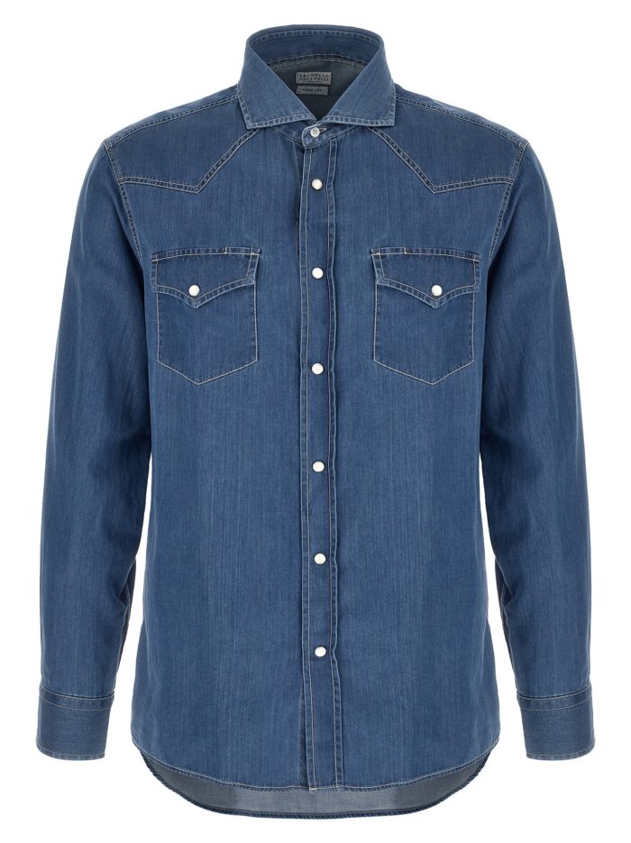 brunello cucinelli texan shirt Brunello Cucinelli Texan Shirt
