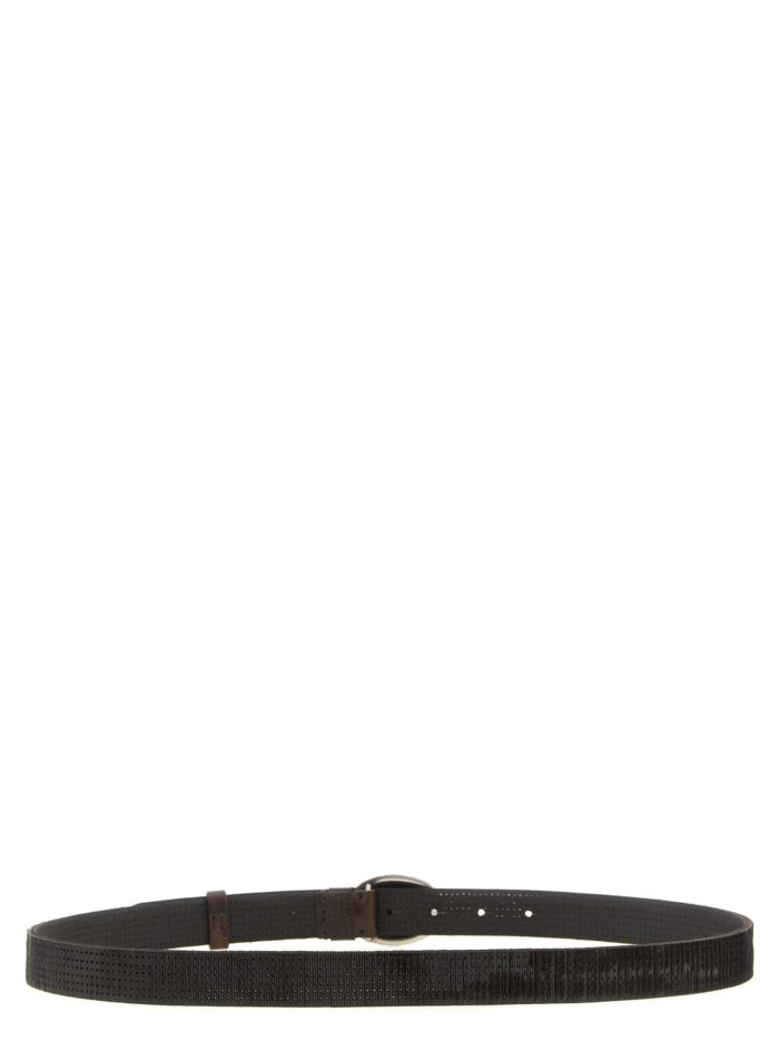 Brunello Cucinelli 'Texture' Leather Belt